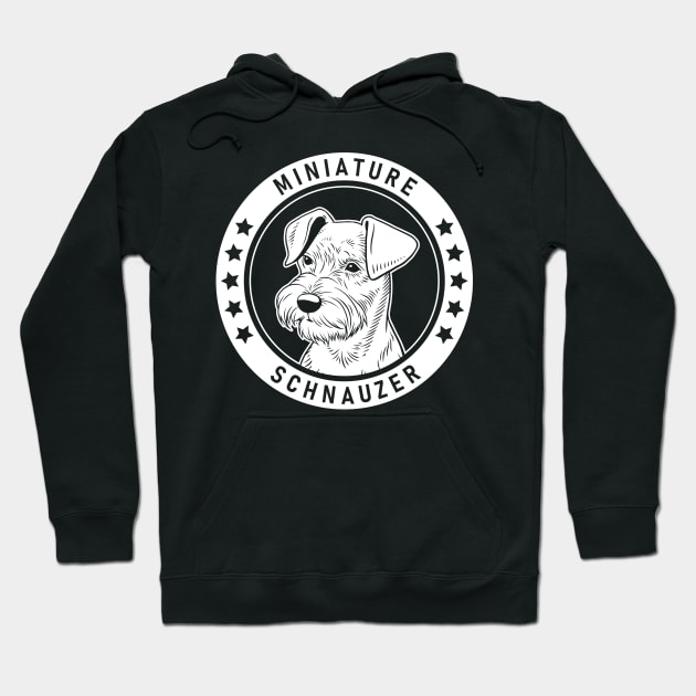 Miniature Schnauzer Fan Gift Hoodie by millersye